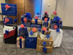 Our custom packed Eru-Iyawo arranged at the Venue