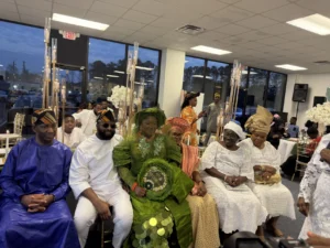 Alaga Equal Rights presenting the Bride to the groom's family